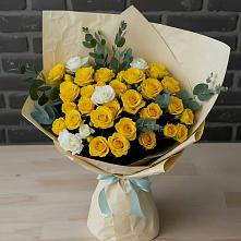 Букет цветов из:  Розы в Рождественно