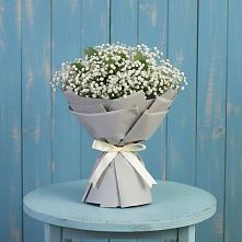 Букет цветов из:  Гипсофила #REPLACE_PRED# Рождественно