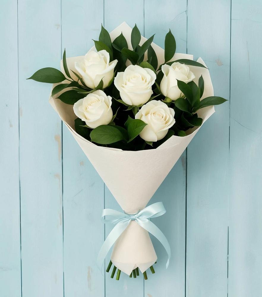 Букет цветов из: Розы в Рождественно