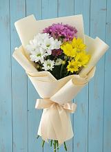 Букет цветов из:  Хризантемы в Рождественно