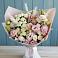 Букет цветов из: Альстромерии и Розы в Рождественно