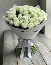 Букет 35 Белых роз #REPLACE_PRED# Рождественно