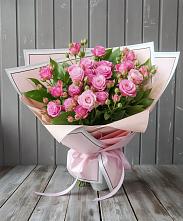 Букет Розовый кустик #REPLACE_PRED# Рождественно