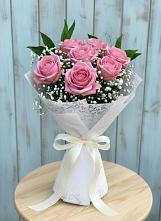 Букет цветов из:  Розы #REPLACE_PRED# Рождественно