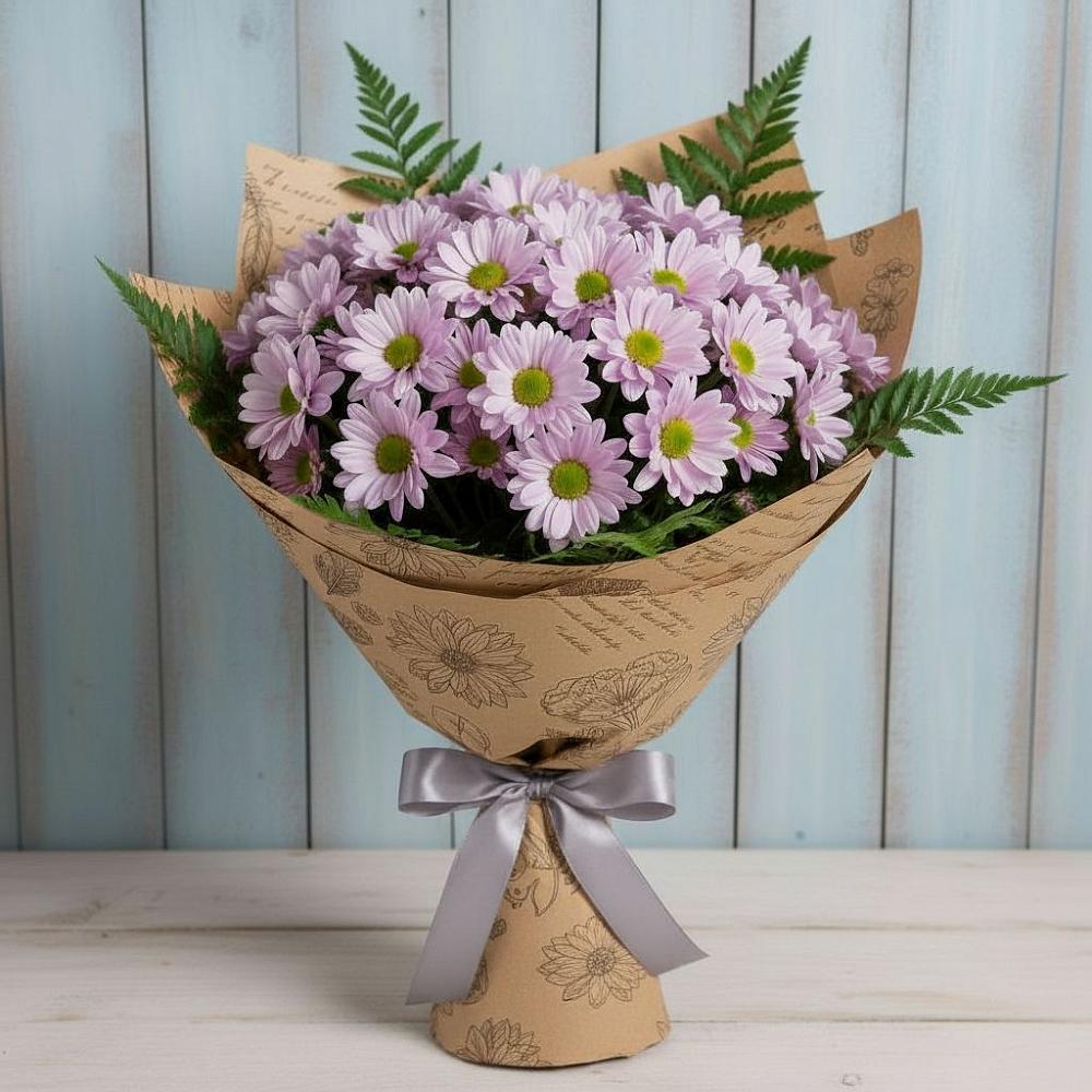 Букет цветов из: Хризантемы в Рождественно
