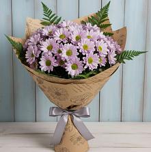 Букет цветов из:  Хризантемы в Рождественно