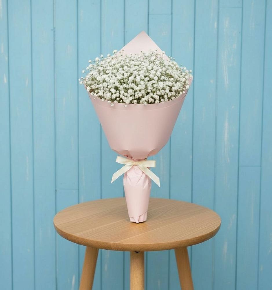 Букет цветов из: Гипсофила в Рождественно