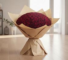 Букет 101 Красная роза в Рождественно