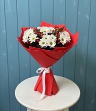 Букет цветов из:  Хризантемы в Рождественно