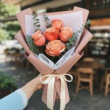 Букет цветов из:  Розы в Рождественно