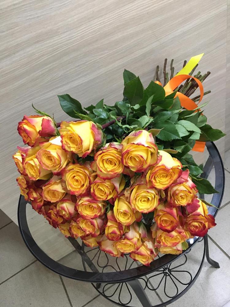 Букет Желтые розы в Рождественно