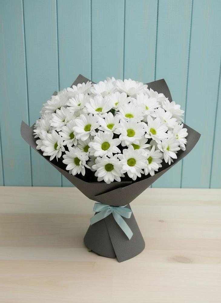 Букет цветов из: Хризантемы в Рождественно