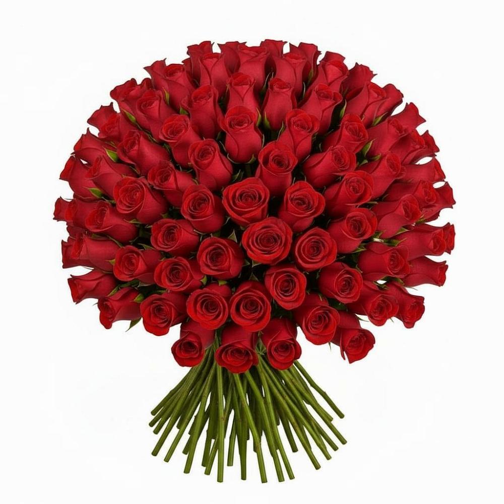 Букет Красные розы Чери Лав в Рождественно