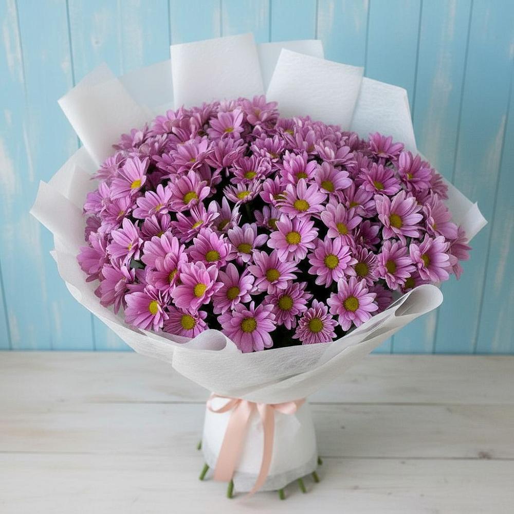 Букет цветов из: Хризантемы в Рождественно