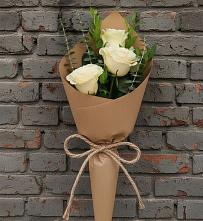 Букет цветов из:  Розы #REPLACE_PRED# Рождественно