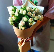 Букет цветов из:  Розы #REPLACE_PRED# Рождественно