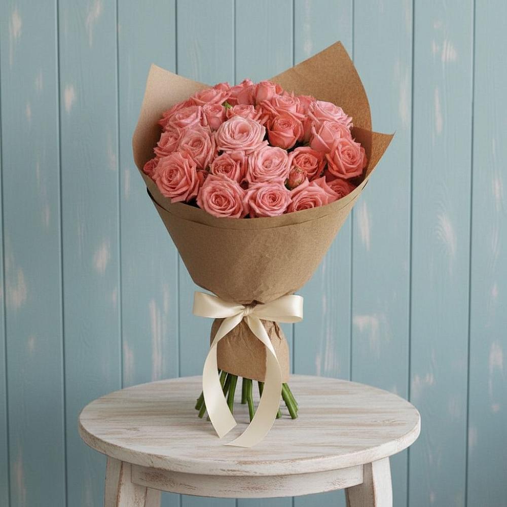 Букет цветов из: Розы в Рождественно